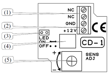DETECTOR DE VIBRA��O CD 1